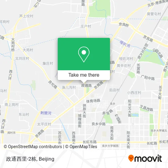 政通西里-2栋 map