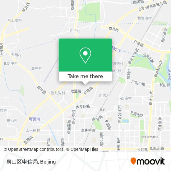 房山区电信局 map
