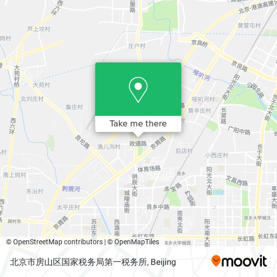 北京市房山区国家税务局第一税务所 map