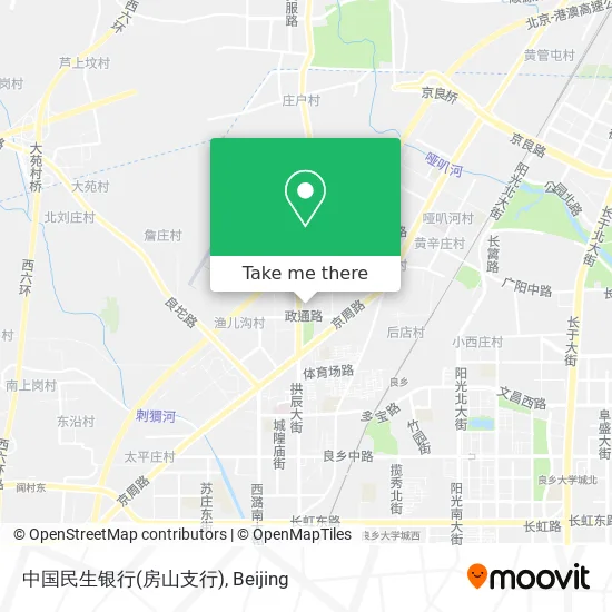 中国民生银行(房山支行) map