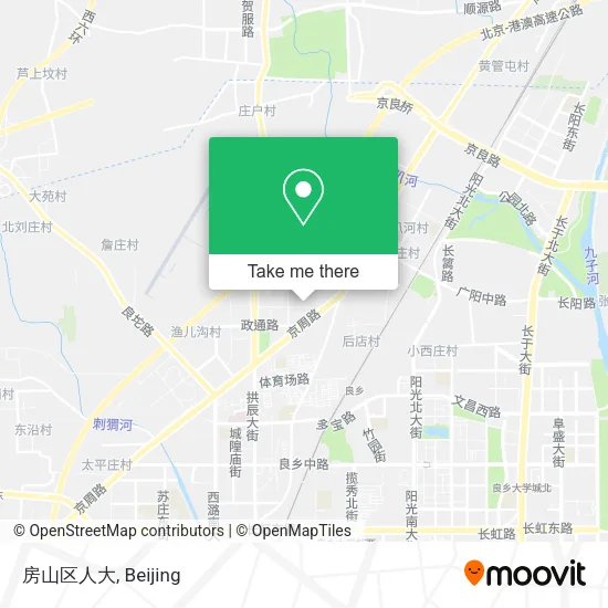 房山区人大 map