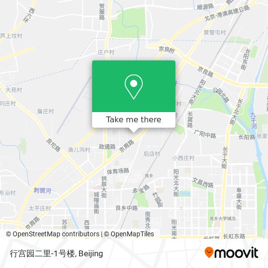 行宫园二里-1号楼 map