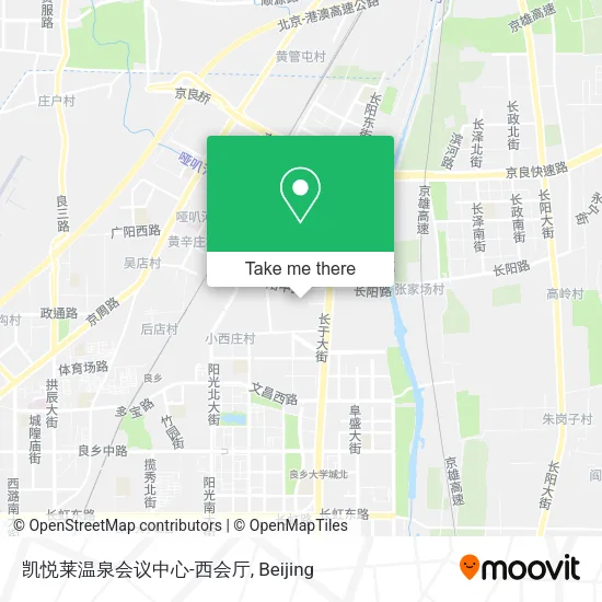 凯悦莱温泉会议中心-西会厅 map
