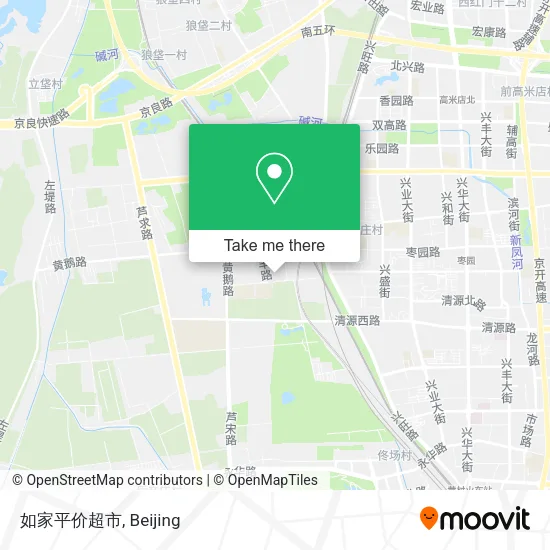 如家平价超市 map