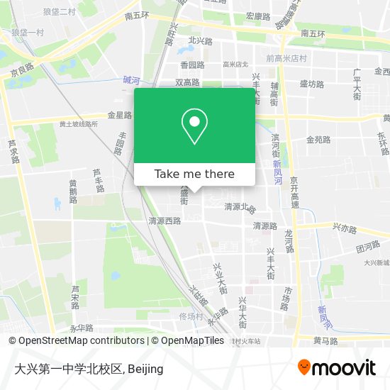 大兴第一中学北校区 map