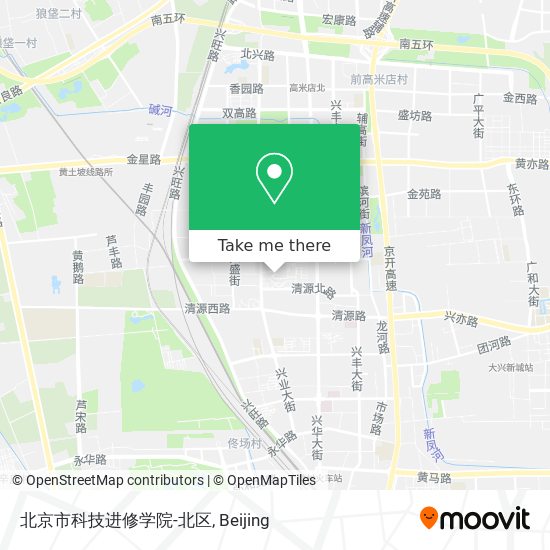 北京市科技进修学院-北区 map