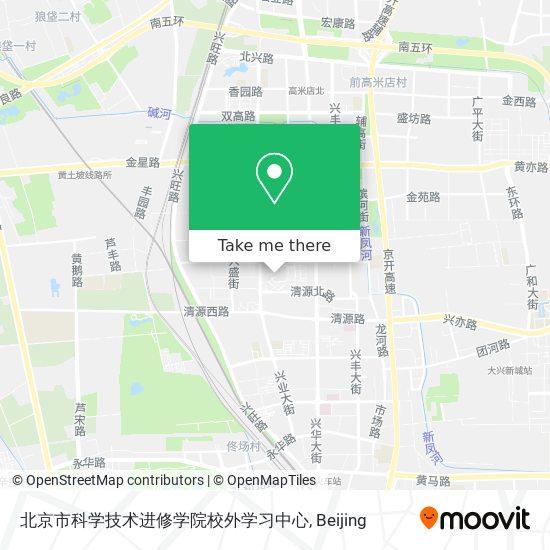 北京市科学技术进修学院校外学习中心 map