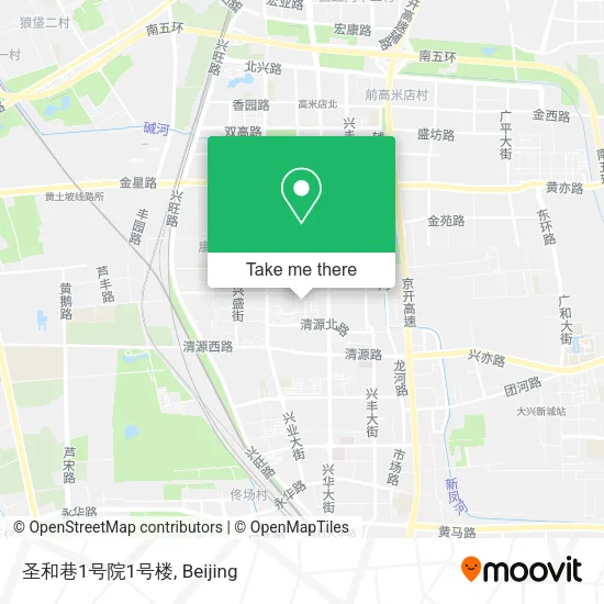 圣和巷1号院1号楼 map