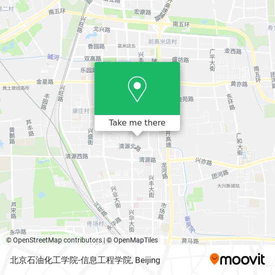 北京石油化工学院-信息工程学院 map