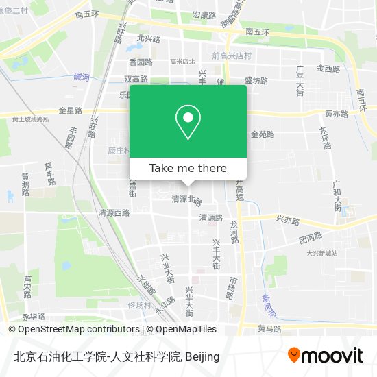 北京石油化工学院-人文社科学院 map