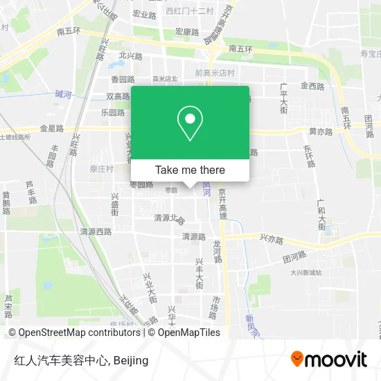 红人汽车美容中心 map