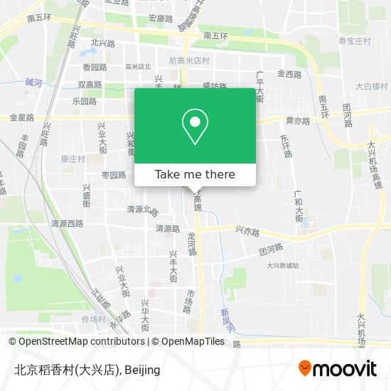 北京稻香村(大兴店) map