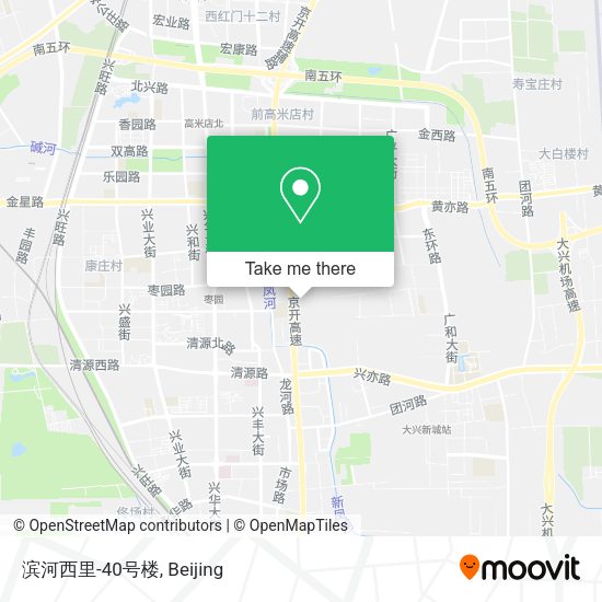 滨河西里-40号楼 map