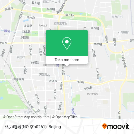 格力电器(NO.京a0261) map