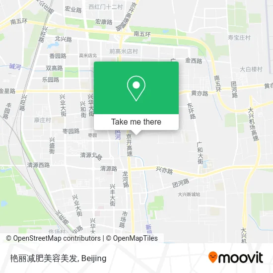 艳丽减肥美容美发 map