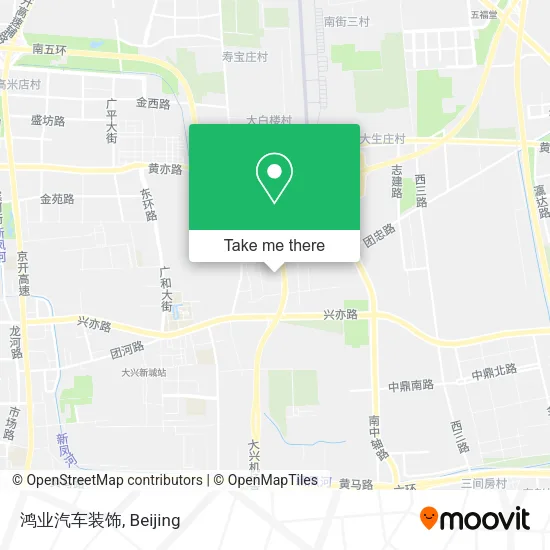 鸿业汽车装饰 map