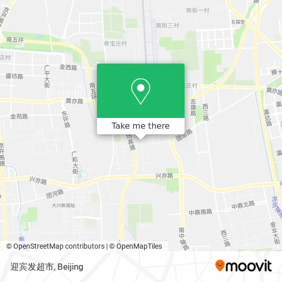 迎宾发超市 map