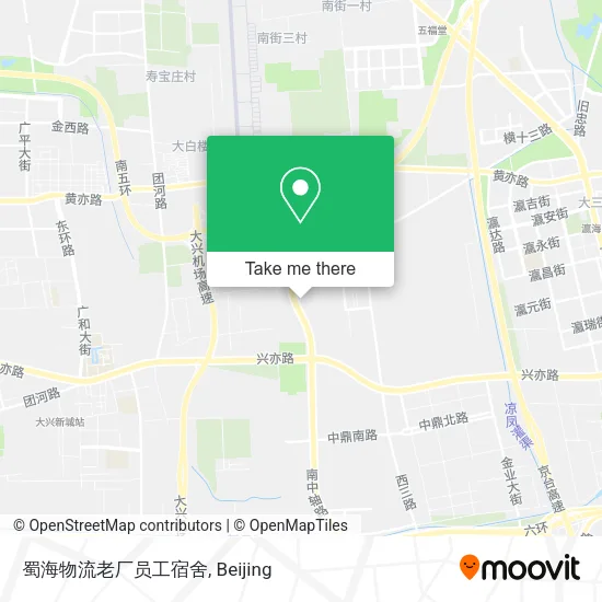 蜀海物流老厂员工宿舍 map