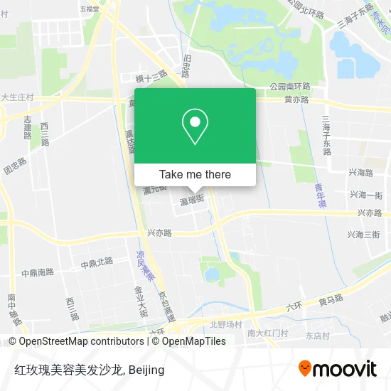 红玫瑰美容美发沙龙 map