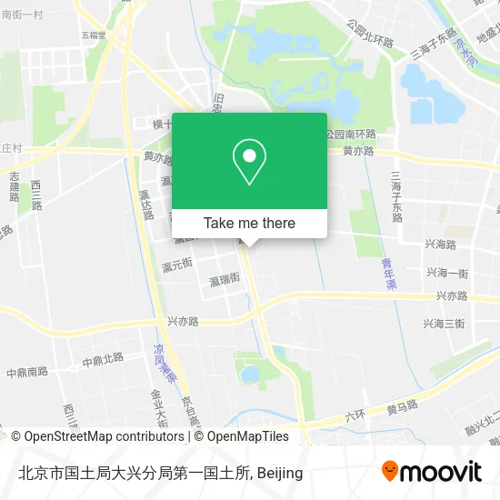 北京市国土局大兴分局第一国土所 map