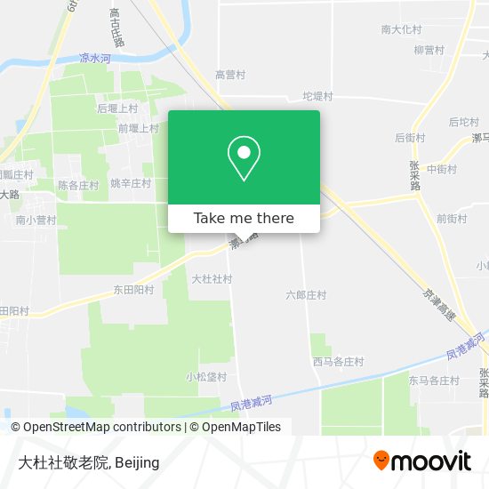大杜社敬老院 map