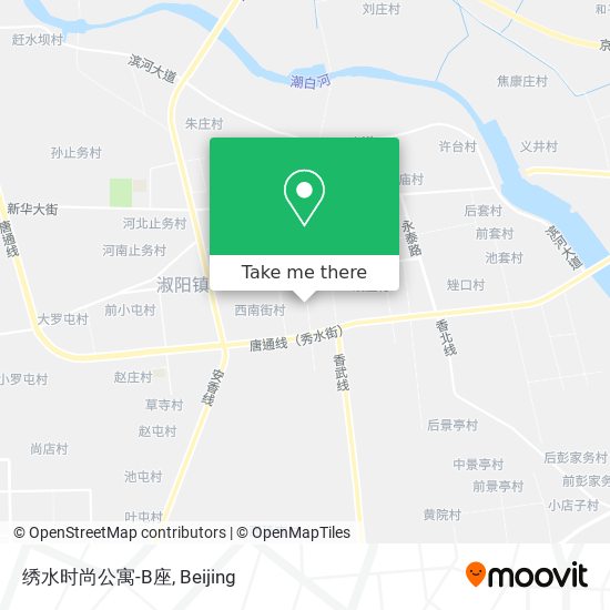 绣水时尚公寓-B座 map
