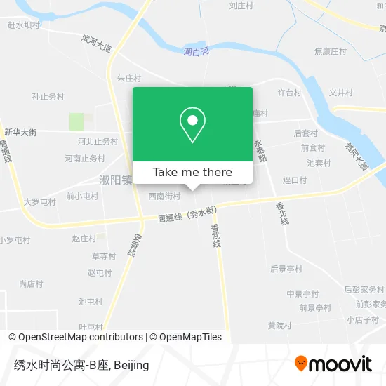 绣水时尚公寓-B座 map