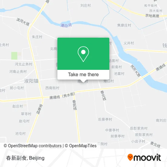 春新副食 map