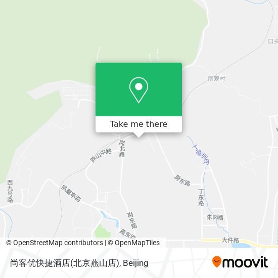 尚客优快捷酒店(北京燕山店) map