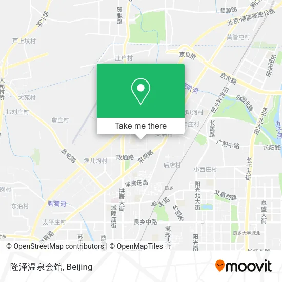 隆泽温泉会馆 map