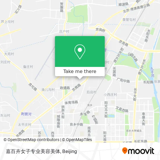 嘉百卉女子专业美容美体 map