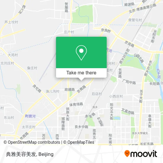 典雅美容美发 map