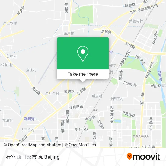 行宫西门菜市场 map
