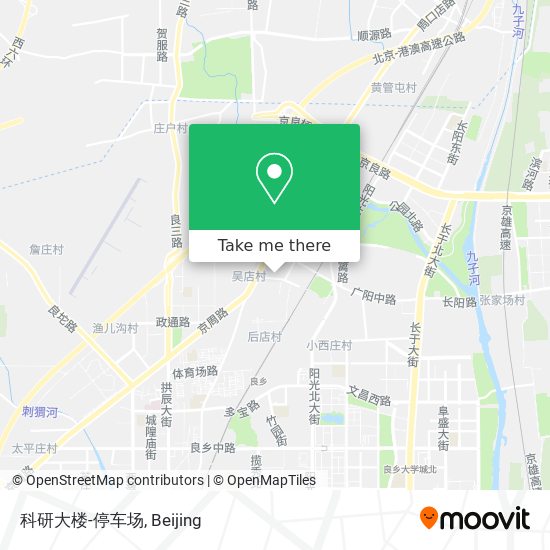科研大楼-停车场 map