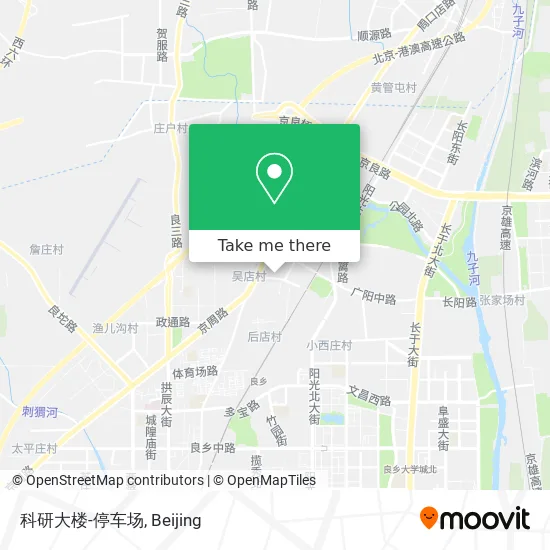 科研大楼-停车场 map