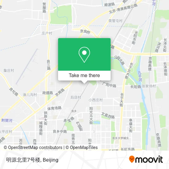 明源北里7号楼 map