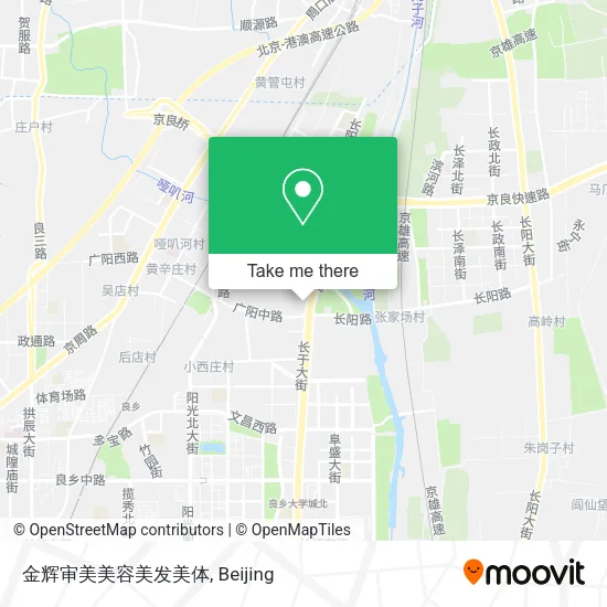 金辉审美美容美发美体 map