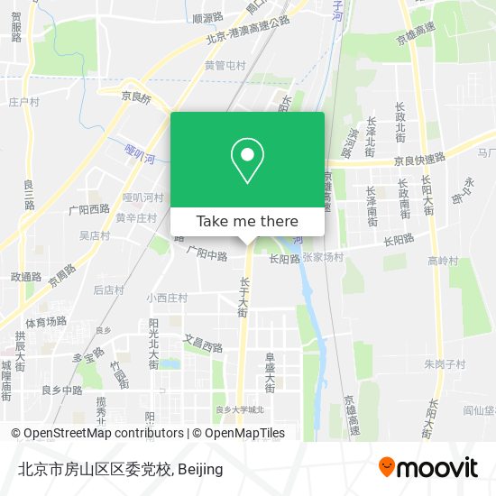 北京市房山区区委党校 map