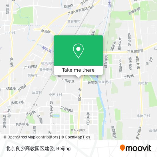 北京良乡高教园区建委 map