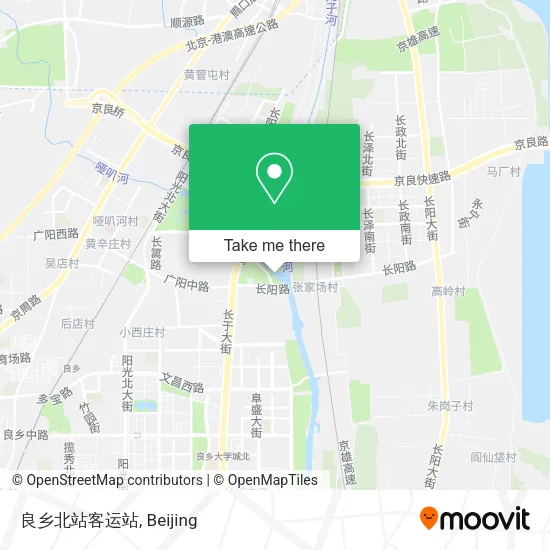 良乡北站客运站 map