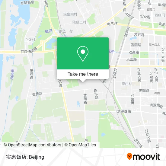 实惠饭店 map