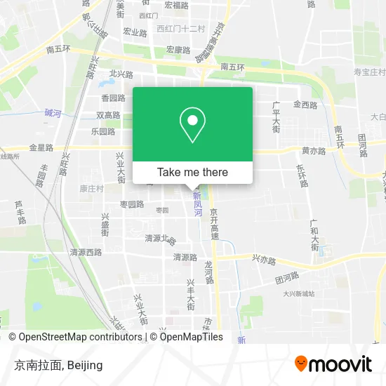 京南拉面 map