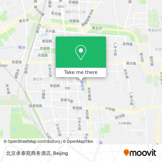 北京承泰苑商务酒店 map