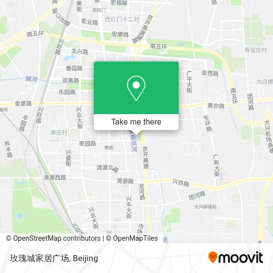 玫瑰城家居广场 map