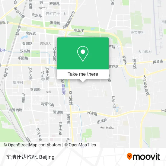 车洁仕达汽配 map
