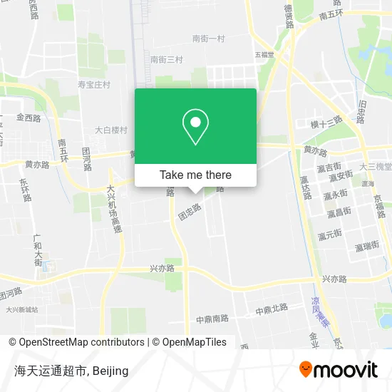 海天运通超市 map