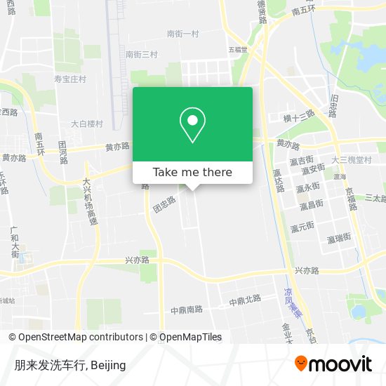 朋来发洗车行 map