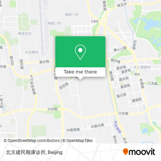 北京建民顺康诊所 map