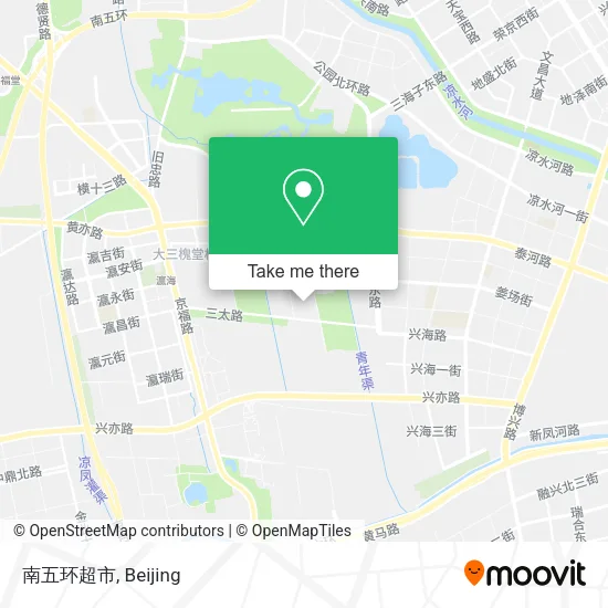 南五环超市 map