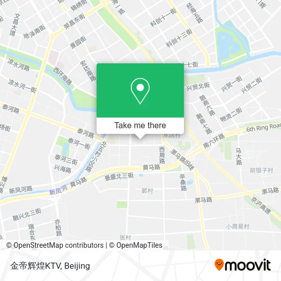 金帝辉煌KTV map